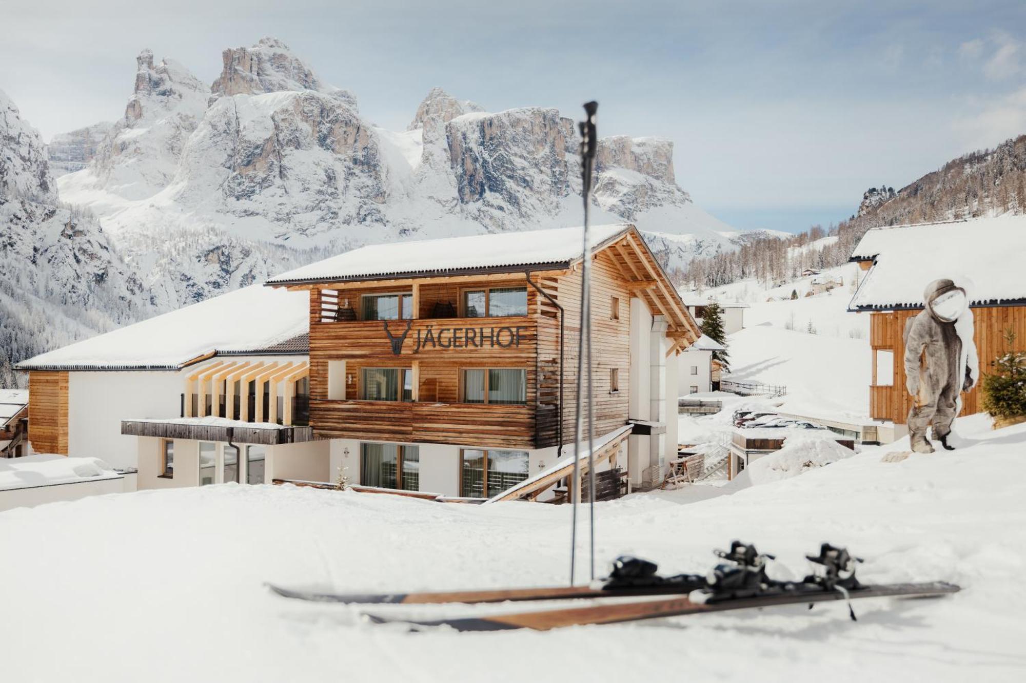 Hotel Jaegerhof Colfosco Kültér fotó